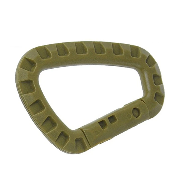 

Load Weight Plastic Steel Link Button Nylon Button Tactical Outdoor Clasp Mountaineering Button Outer Key D Buckle Outdoor Tool