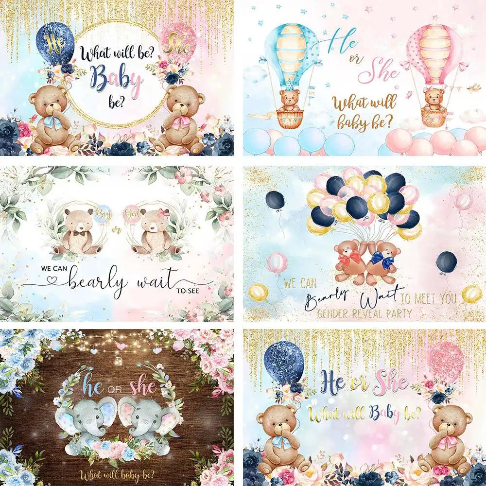 Mocsicka раскрываемый пол фон для фотосъемки он или она что будет ребенком украшение