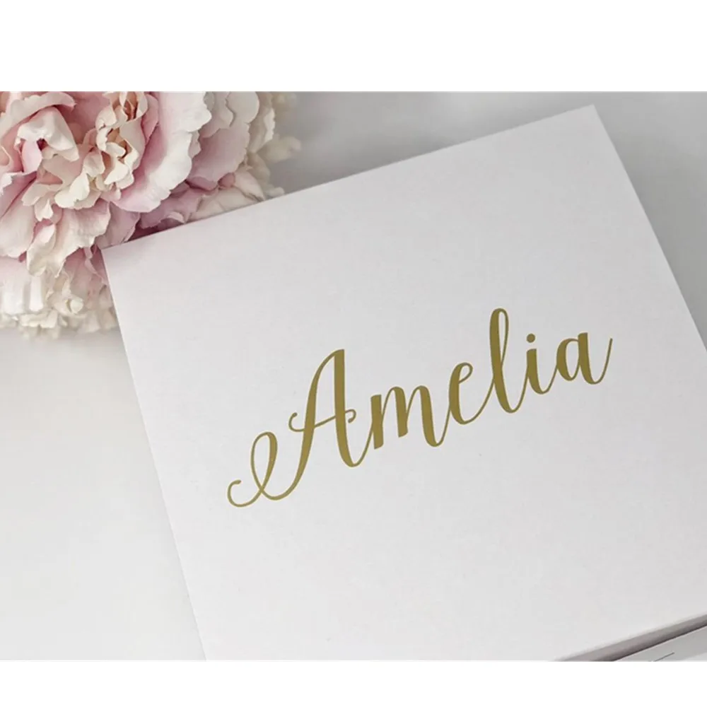 Wedding Gift Box  Will You Be My Bridesmaid Box Bridal  Gift Box With Name Medium Size