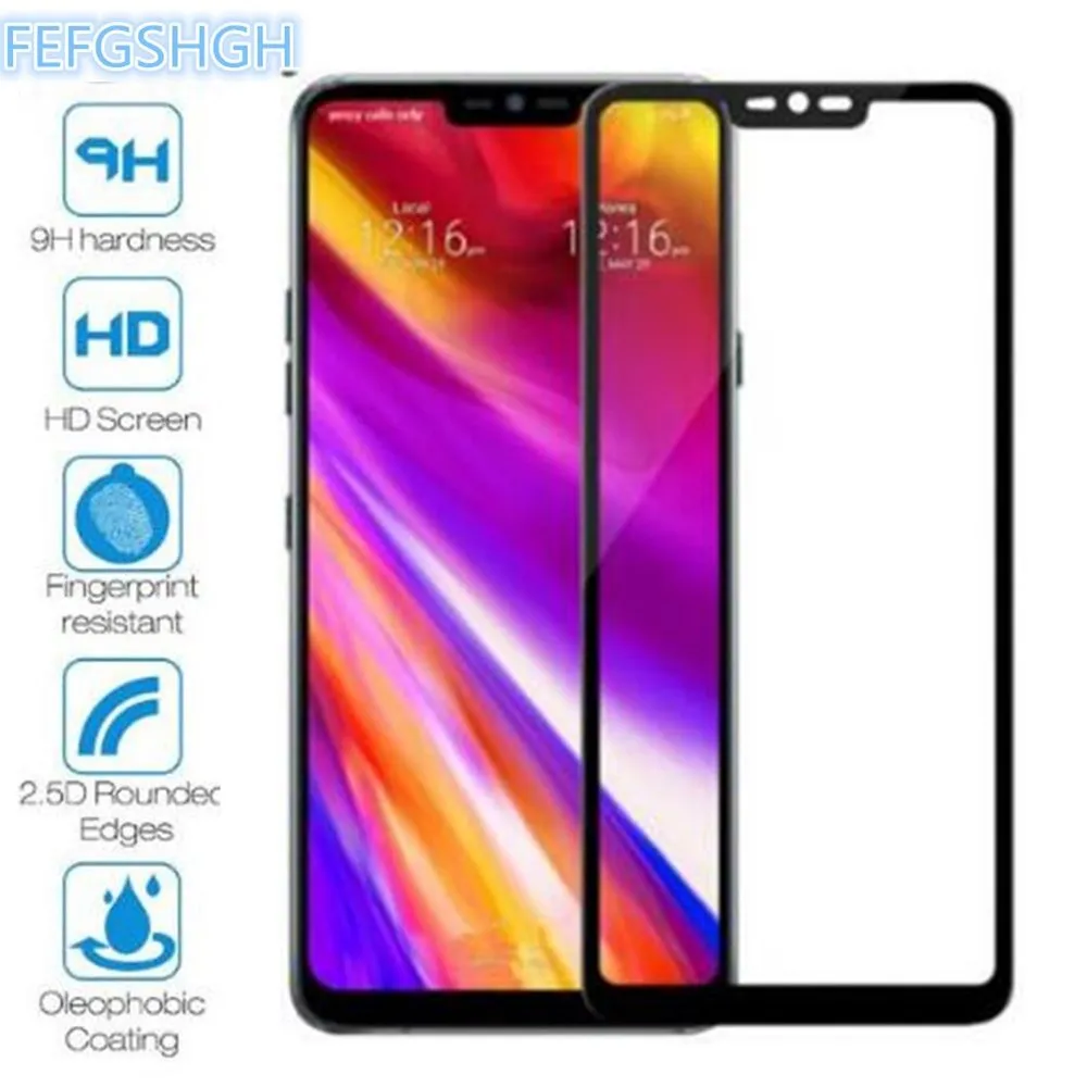 2 шт. Защитное стекло для LG G7 G 7 2018 G710|Защитные стёкла и плёнки телефонов| |