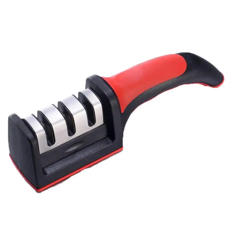 

3 Stages Knife Sharpener Professional Kitchen Sharpening Stone Tungsten Steel Ceramic Kitchen Knives Accessories