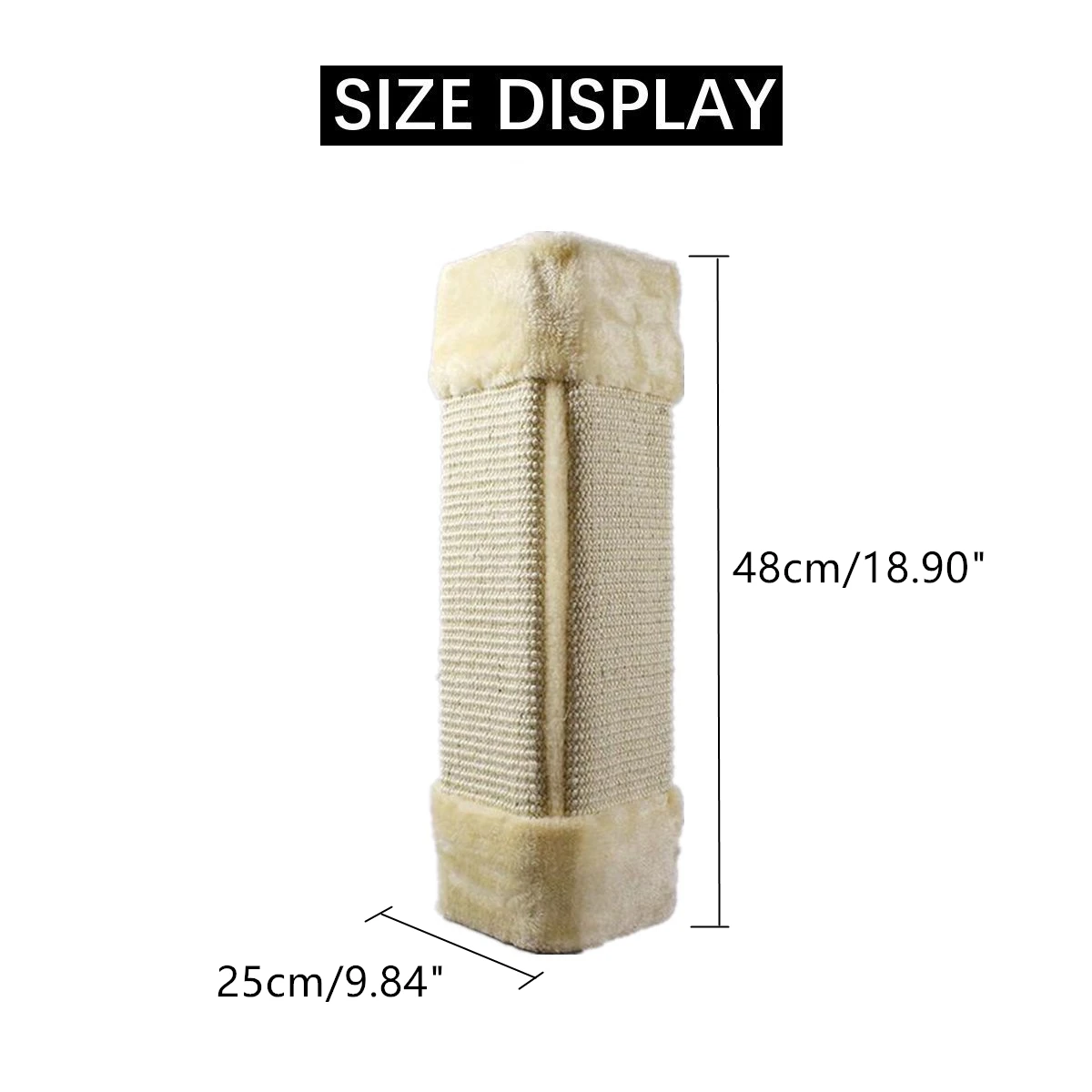 Забавная игрушка для кошек Sisal складная Когтеточка обучающая дивана угловой