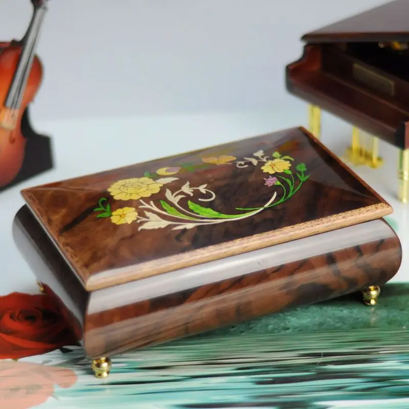 Рифма 30 звуковая деревянная музыкальная шкатулка коробка из высококачественного дерева подарок на день рождения оптом