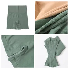 Pantalones cortos de seguridad de verano para mujer, ropa interior de boxeo sin costuras, ropa interior de fitness con control abdominal, pantalones cortos de cintura alta, push up de cadera (3)