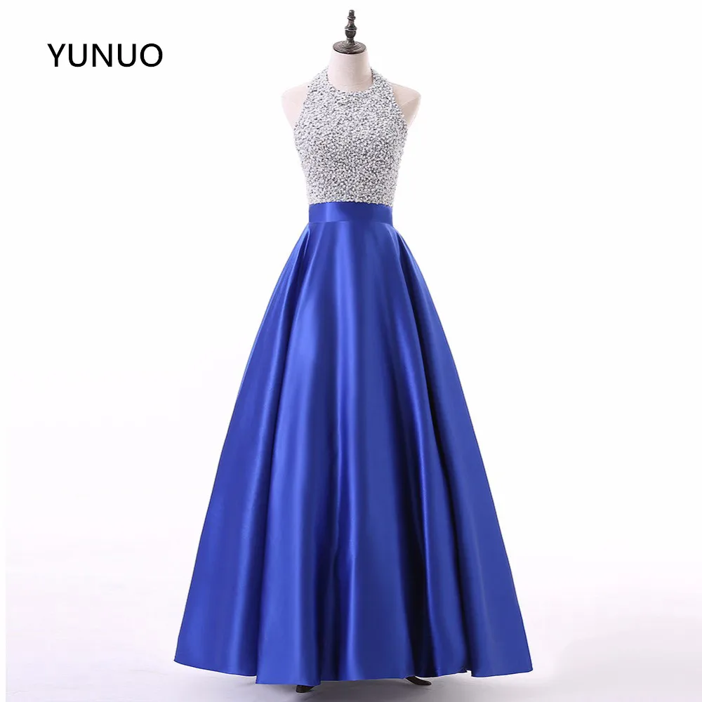 

Real Image A Line Long Evening Dress Beadings Crystal Bodice Party Elegant 2022 Vestido De Festa New Prom Gowns