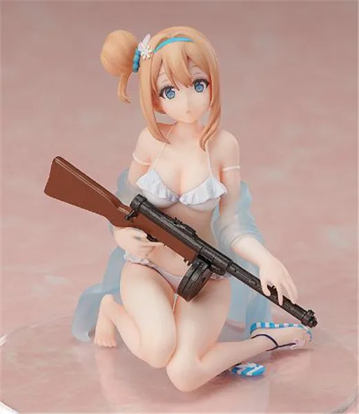 

Anime Girls Frontline SuoMi KP 31 Sitting Ver. Sexy Girl PVC Action Figure Toy