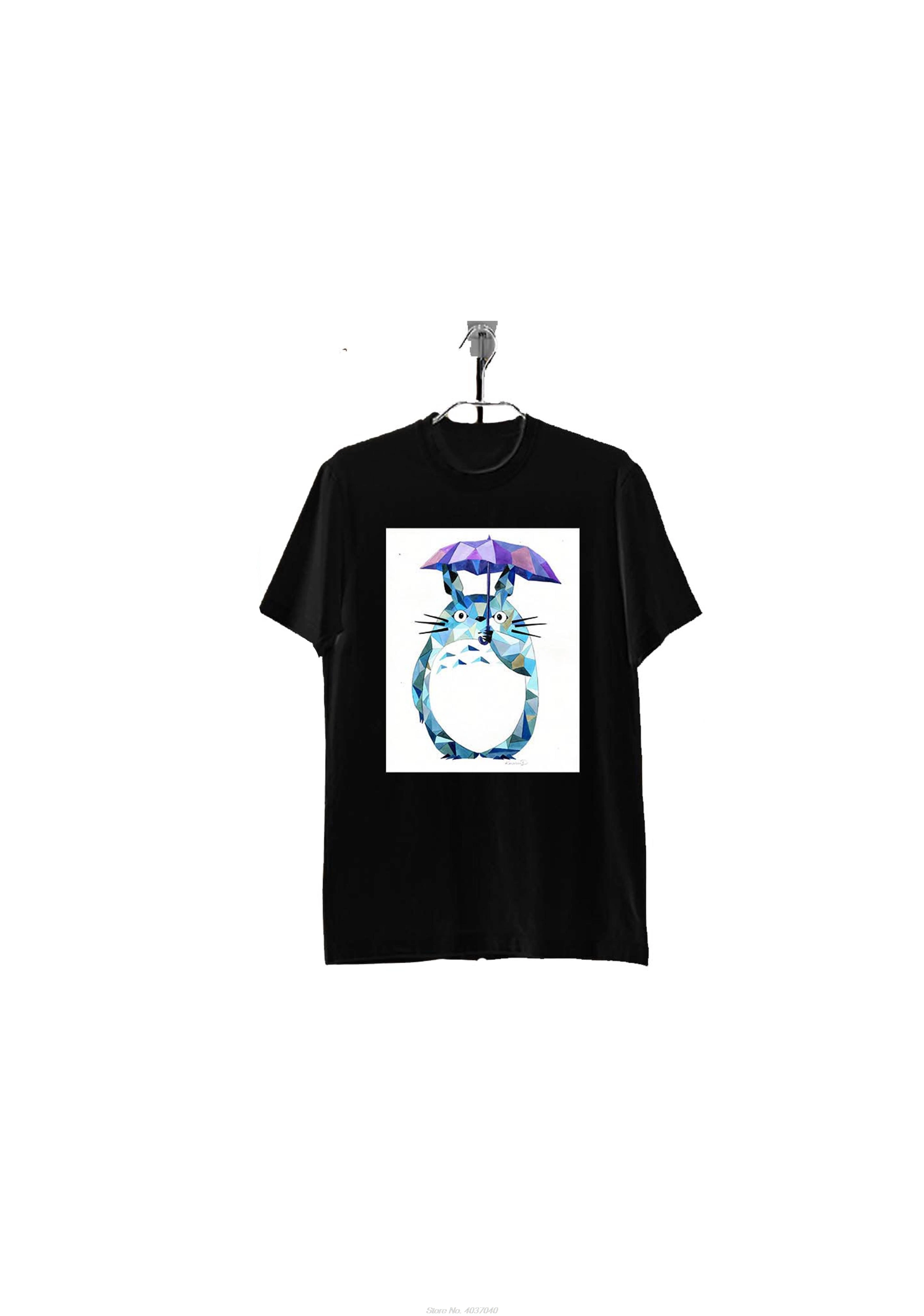 Футболка мужская с принтом Мой сосед Тоторо Повседневная тенниска короткими