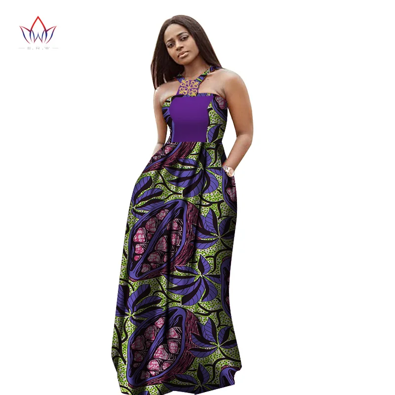 Летние макси платья стиль африканские платья для женщин Vestidos африканская одежда Дашики размера плюс платья для вечеринок WY2740