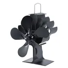 5-Blade вентилятор для камина вентилятор для печи, работающий от тепловой энергии Eco-Fan, тихая фотография, деревянная горелка, эффективное распределение тепла, горячий воздух