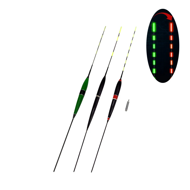 

1pcs/lot Fishing Float With CR425 Battery Bite Alarm Intelligent responce Color Change Electronic Buoy Night Fishing B479