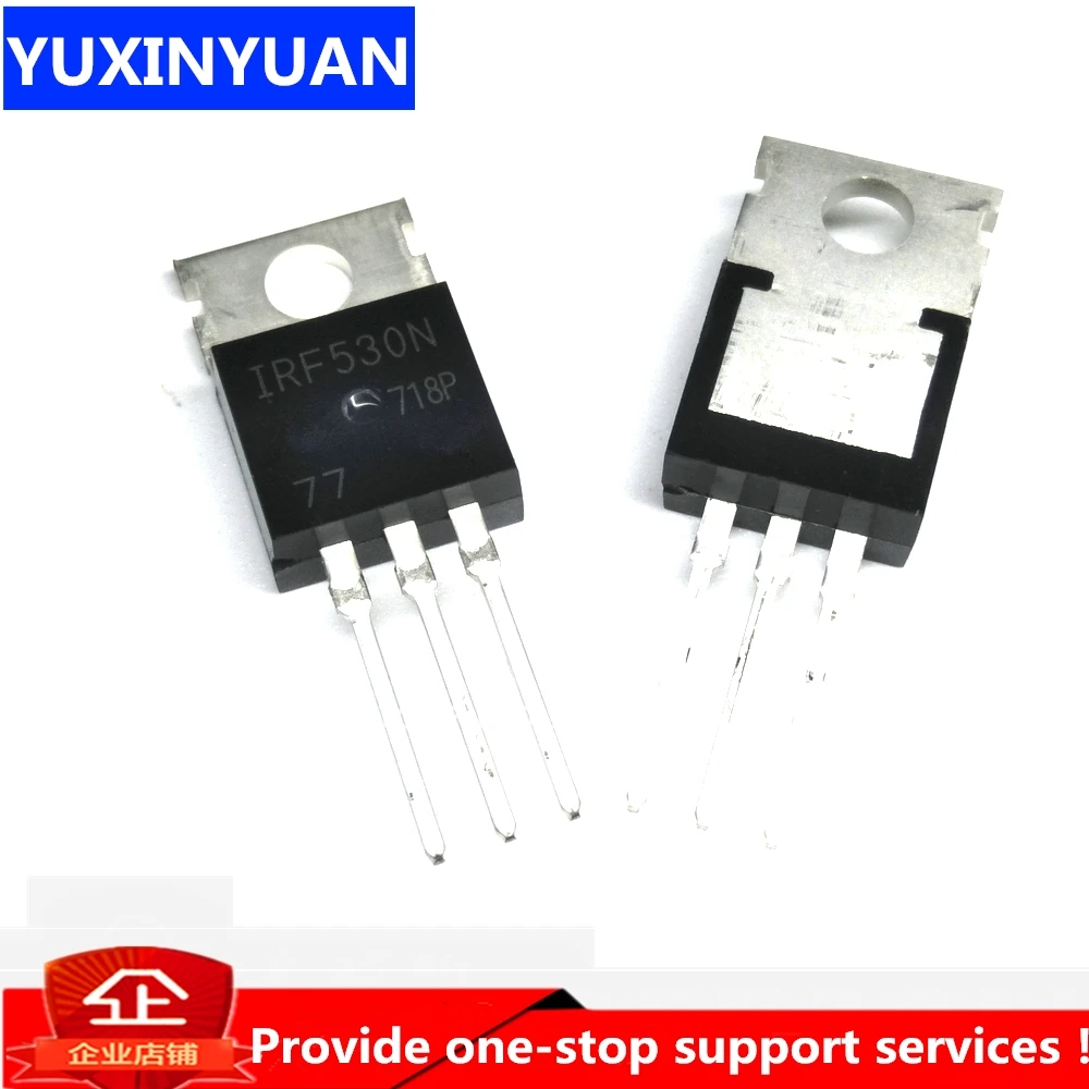 10 шт. транзистор IRF530N IRF530 TO-220 Mosfet | Электронные компоненты и принадлежности