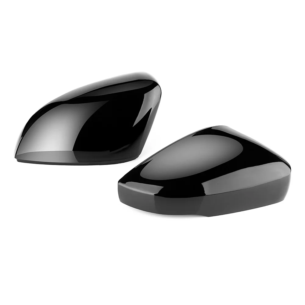 2 pieces For VW Golf 6 MK6 GTI6 R20 R Touran Side Wing Rearview Mirror Cover Caps Replacement Shell Glossy Black | Автомобили и