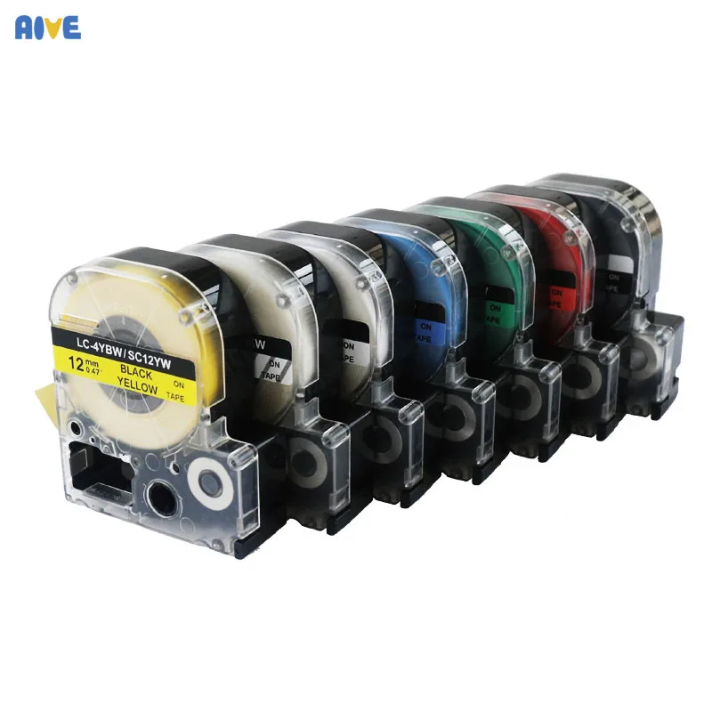 Аиве 9 мм ярлык SS9KW совместимый для EPSON LW 300 400 600P 1000 LC 3WBN kingjim SR530C SR550C принтер печати
