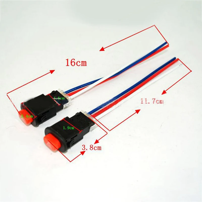 

Motorcycle Hazard Light Switch Double Flash Warning Switch Button Emergency Signal Lamp Flasher With 3 Wires Motorbike Parts