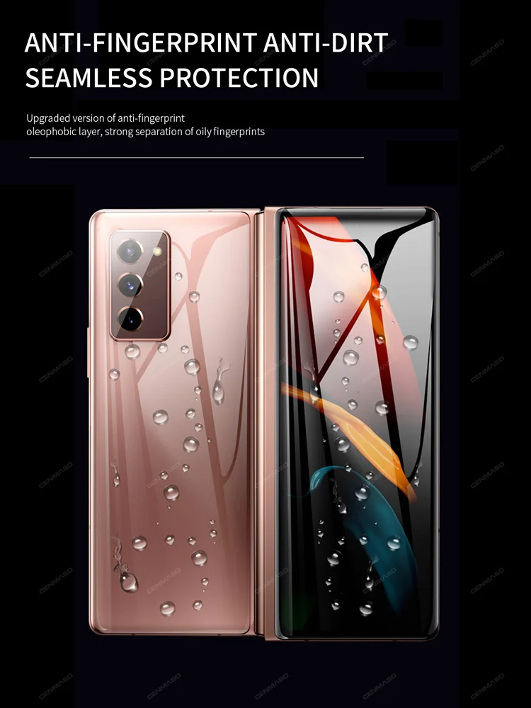 grma hd full cover screen protector for samsung galaxy z fold flip 3 2 5g hydrogel film soft lucent anti fingerprints not glass free global shipping
