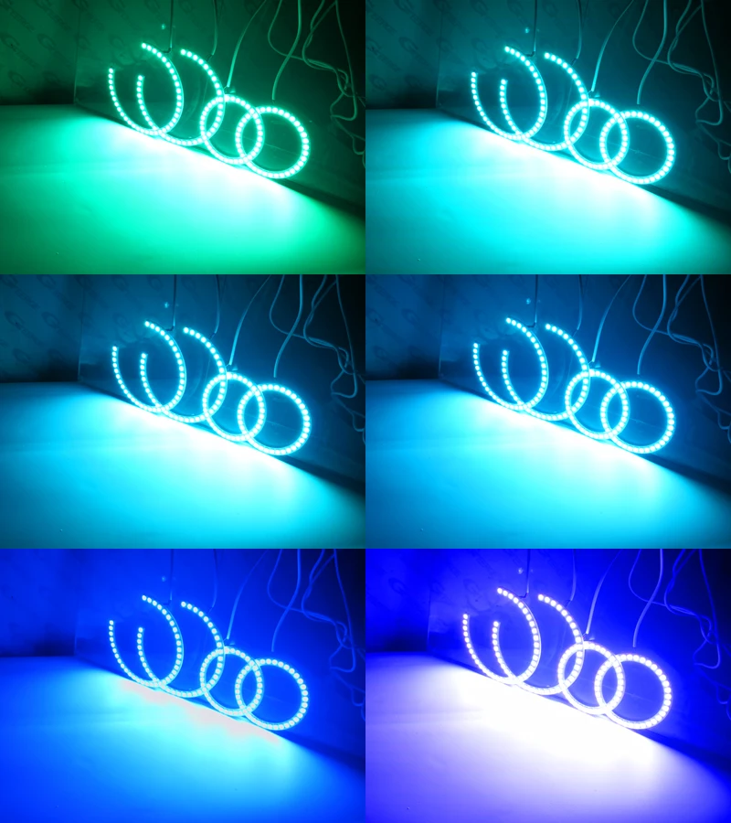 RF Дистанционное Bluetooth приложение многоцветный RGB комплект светодиодов глаза