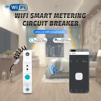 ewelink 1p din rail single phase wifi smart energy meter power consumption kwh meter wattmeter for intelligent home
