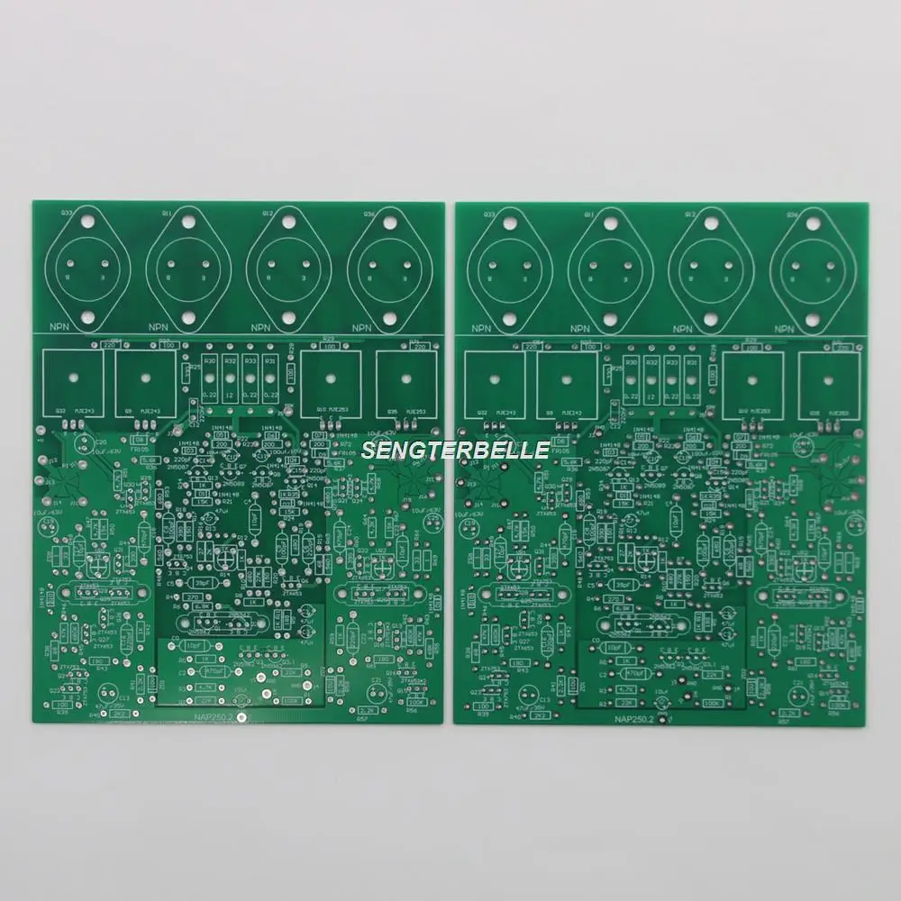 

One Pair HiFi Power Amplifier Board PCB Stereo Bare Amp Board Refer Naim NAP250.2 Circuit