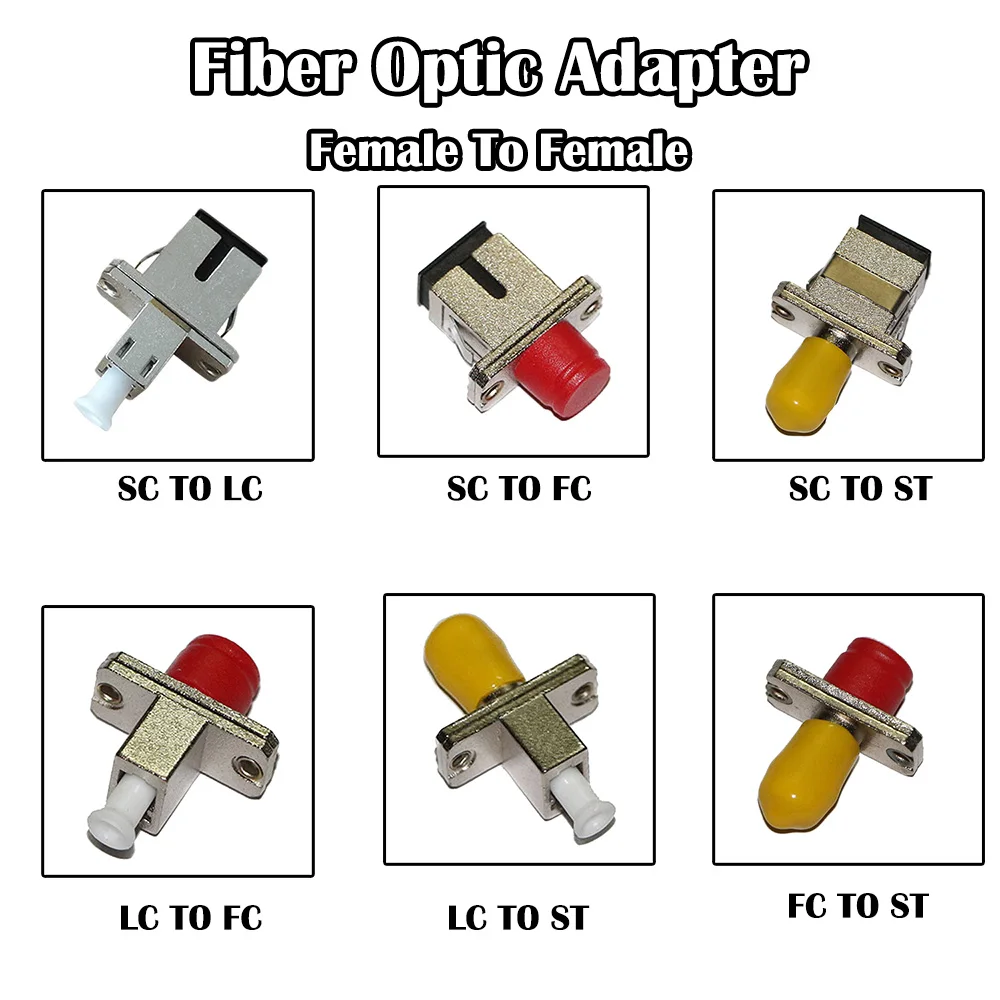 5 шт./лот волоконно оптический адаптер SC к LC/SC FC/SC ST/LC FC/LC ST/FC ST Женский женскому UPC SM