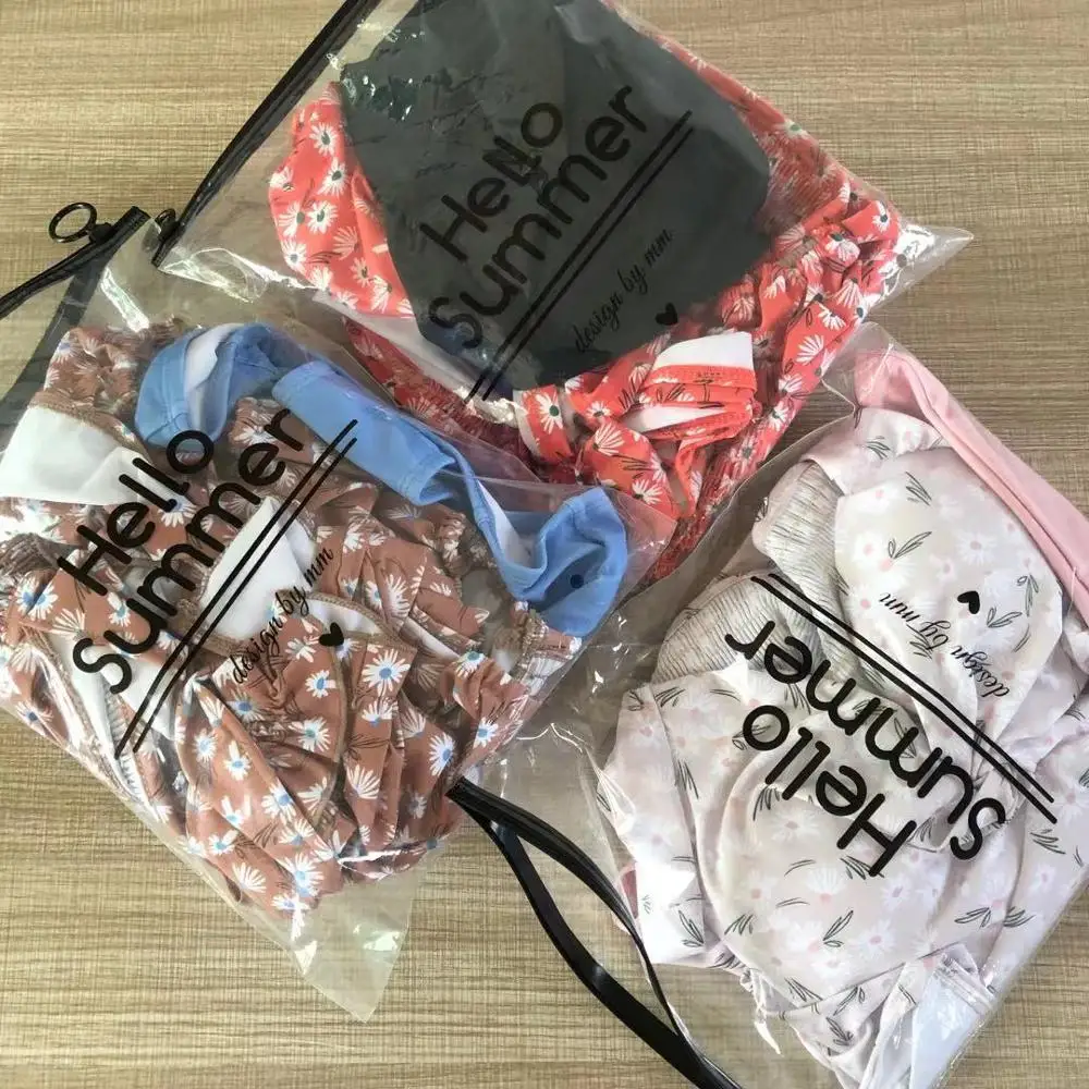 Корея Короткий рукав Дейзи Цветочный принт бикини Для женщин 2021 грудь с запахом