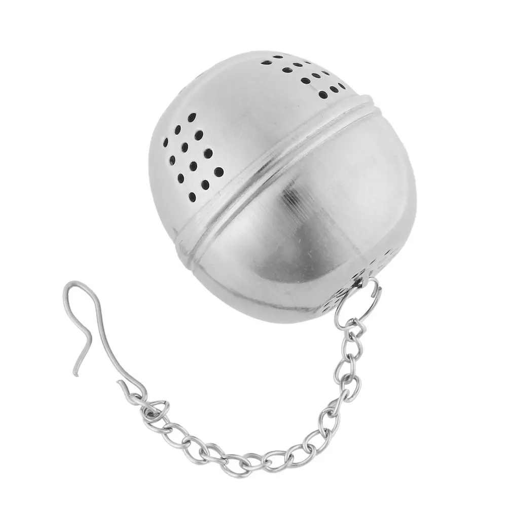 

1pcs Spice Egg Shaped Silver Stainless Steel seasoning Ball teakettles Strainer Tea filter Locking FreeShipping Brand New