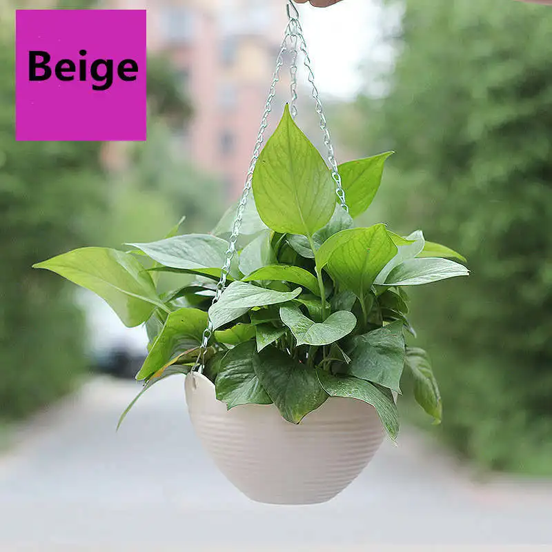 Beige Лидер продаж, вешалка для растений, цветок/горшок из смолы, гидропонная вешалка для растений, для украшения стен, для сада - Цвет: Beige