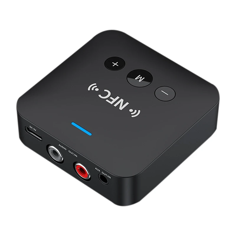 

Bluetooth-приемник, передатчик 5,0, TF-карта, стерео разъем 3,5 мм, AUX RCA, беспроводной Bluetooth-аудио адаптер для автомобильных наушников