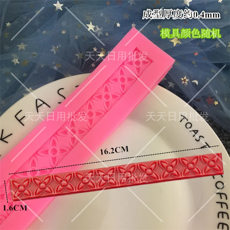 Формочки в форме кружева для шоколада формы цветок силиконовые декорирование