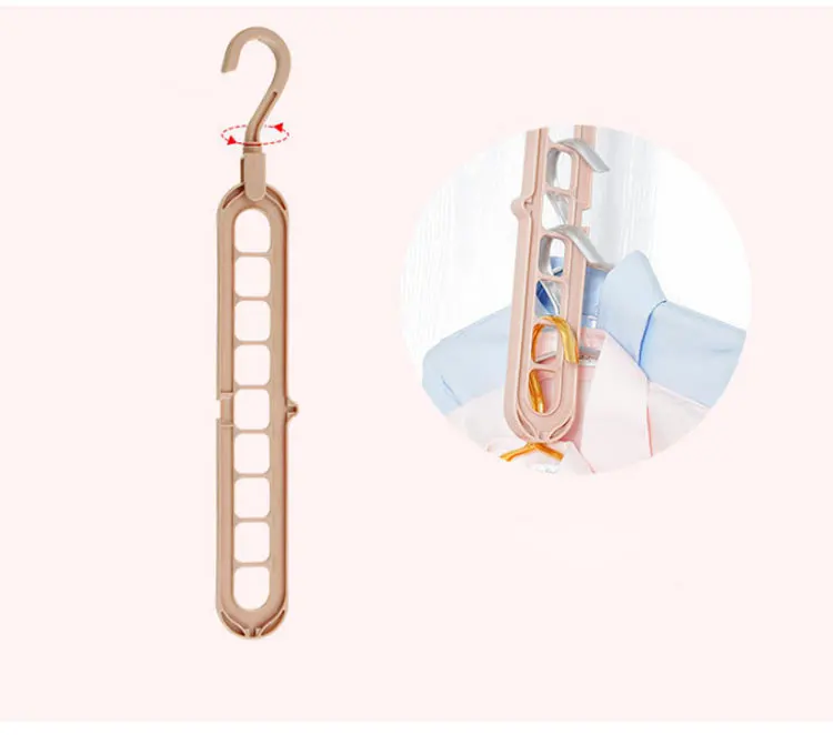 PP Multifunctional Clothing Hangers Organizer Wardrobe Storage Cabinet Home Clothes Storage Organization Accessories supplies