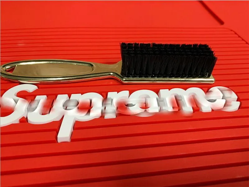 Щетка для бороды с пластиковой ручкой Мягкая шерстяная нейлоновая портативная