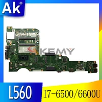 akemy for lenovo thinkpad l560 notebook motherboard aill1l2 la c421p cpu i 7 6500 6600u ddr3 100 test ok