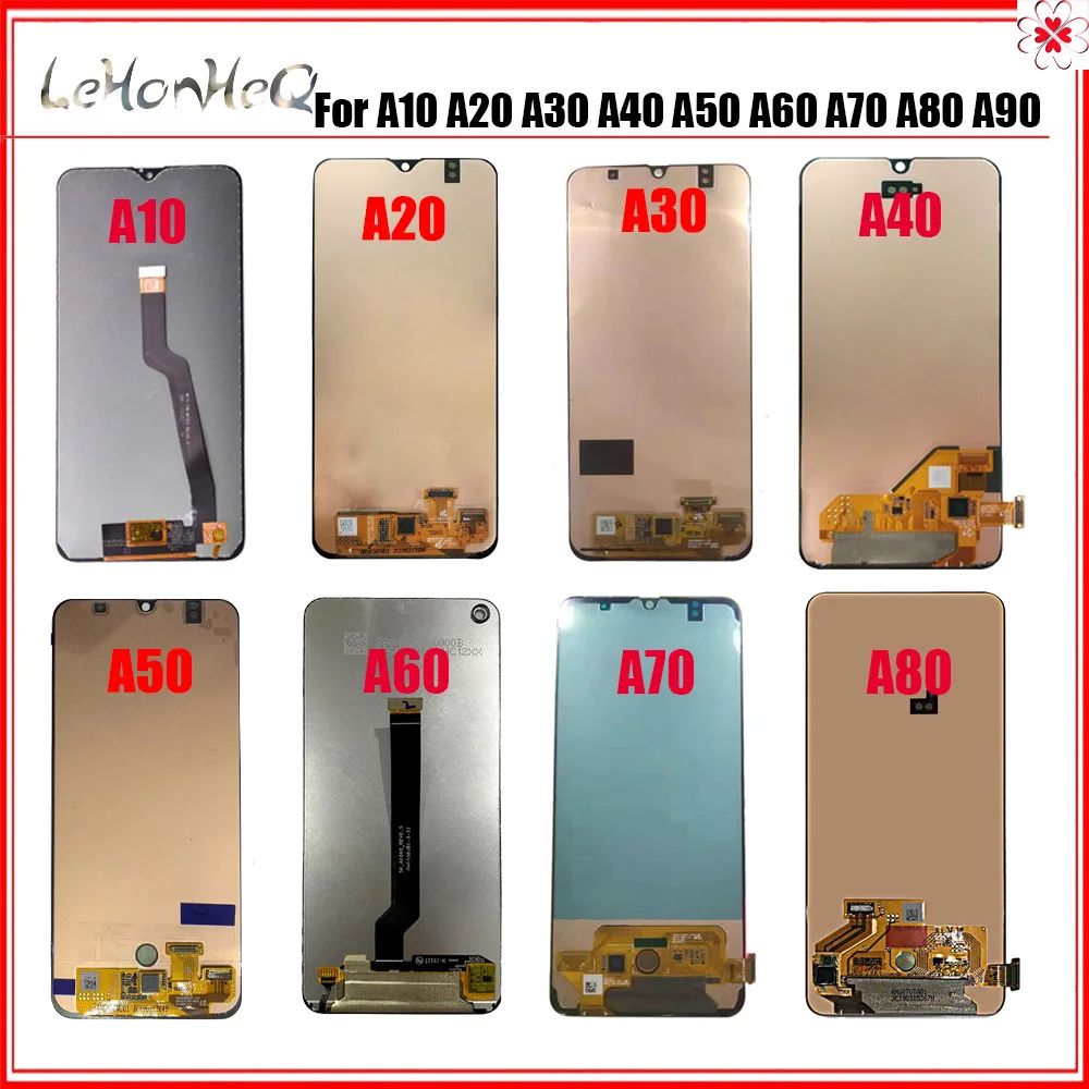 ЖК дисплей AMOLED для Samsung Galaxy A10 A20 A30 A40 A50 A60 A70 A80 с сенсорным экраном и дигитайзером в
