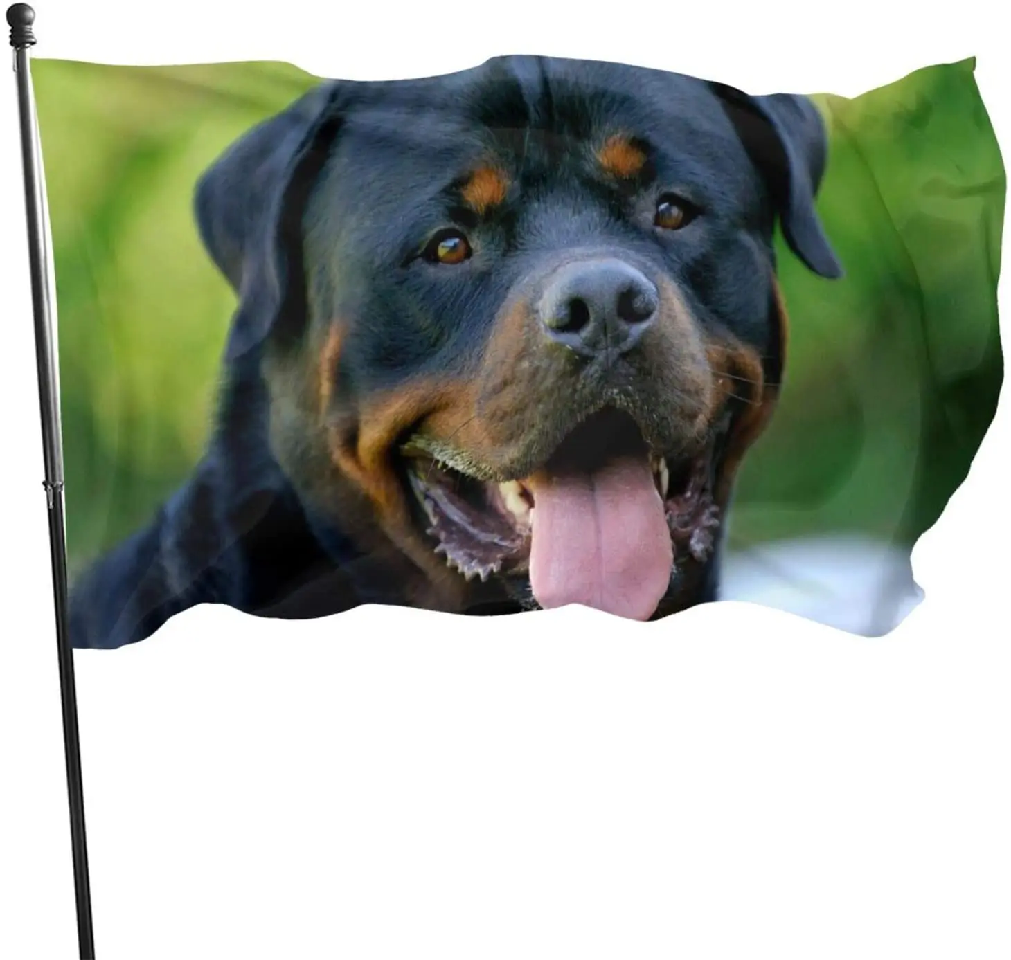 

Полиэфирный флаг Rottweiler Dog 3x5 футов, устойчивые к выцветанию прочные пляжные флаги с заголовком и латунная втулка, простая в использовании