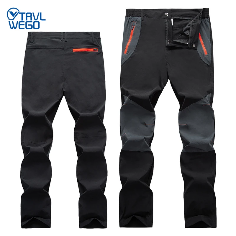 

Брюки TRVLWEGO мужские для спорта на открытом воздухе, Профессиональные Антистатические быстросохнущие дышащие эластичные Походные штаны с за...