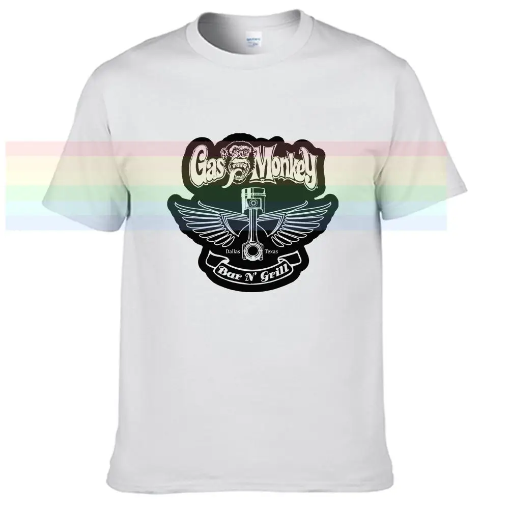 

Gas-Monkey-Garage T Shirt For Men Limitied Edition unisex Brand T-shirt Cotton Amazing Short Sleeve Tops N041