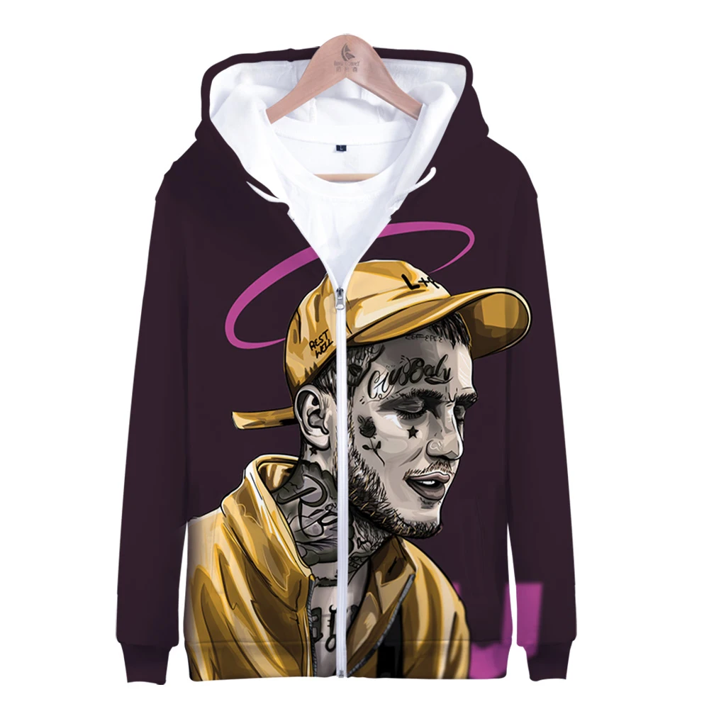 

New Arrival Lil Peep 3D Print Zipper Hoodies Sweatshirts Men/Women Autumn winter Fashion Casual Hip Hop Hoodie Clothing