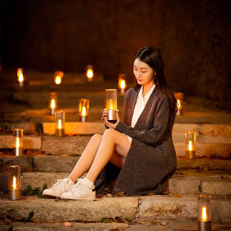 Светодиодная свеча Xiaomi yeelight романтический светильник с умным управлением для