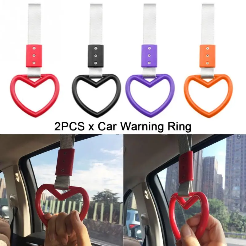 2 шт. задний бампер автомобиля Предупреждение кольцо в форме сердца Форма