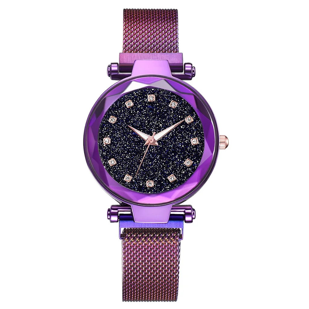 

100pcs/lot Ms. Star Watch Magnet Strap Fashion Trend Korean version of the minimalist quartz watch