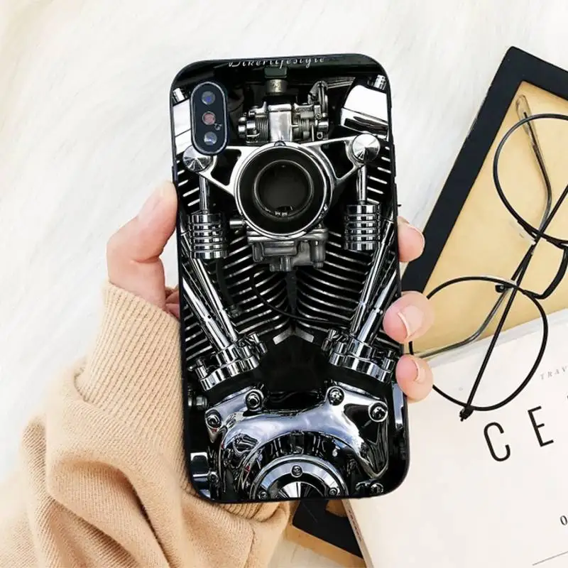 hot vintage motorcycle phone case for iphone 13 11 12 pro xs max 8 7 6 6s plus x 5s se 2020 xr cover free global shipping
