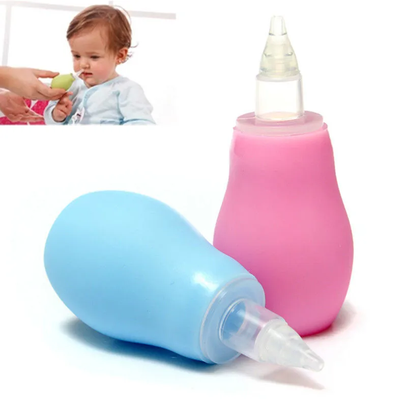 Limpiador de Nariz de seguridad para beb&eacute;s, aspirador Nasal de silicona para ni&ntilde;os, succi&oacute;n al vac&iacute;o, herramienta de diagn&oacute;stico para el cuidado del beb&eacute;, succionador al vac&iacute;o-0