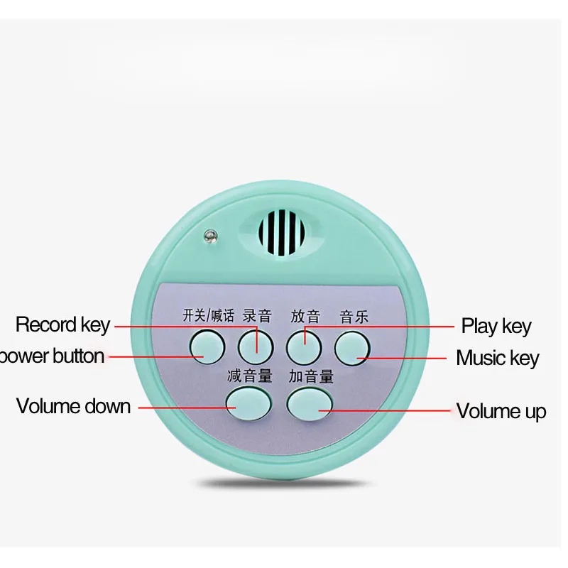 Портативный складной портативный МегаФон громкий динамик усилитель рекордер