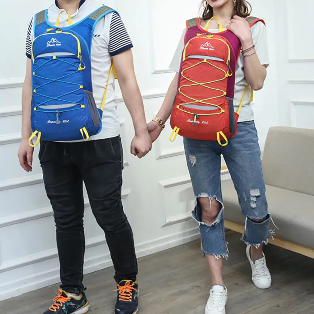 Новый водонепроницаемый нейлоновый рюкзак для женщин Мужская школьная сумка