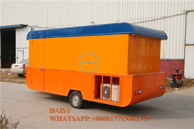 4M long mobile street food trailer hot dog truck cart in USA | Бытовая техника