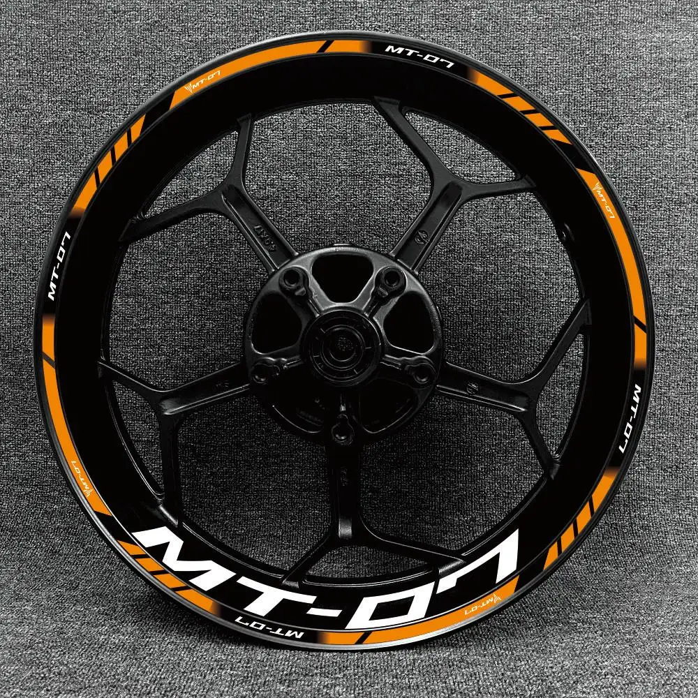 Водонепроницаемая Светоотражающая наклейка на обод для мотоцикла Yamaha MT-07