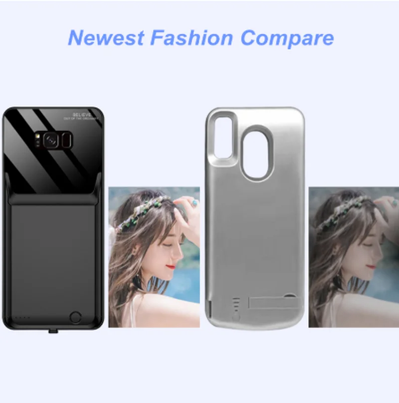 Чехол для аккумулятора Leioua 10000 мАч Samsung Galaxy S8 S9 S10 новый внешний аккумулятор Plus |