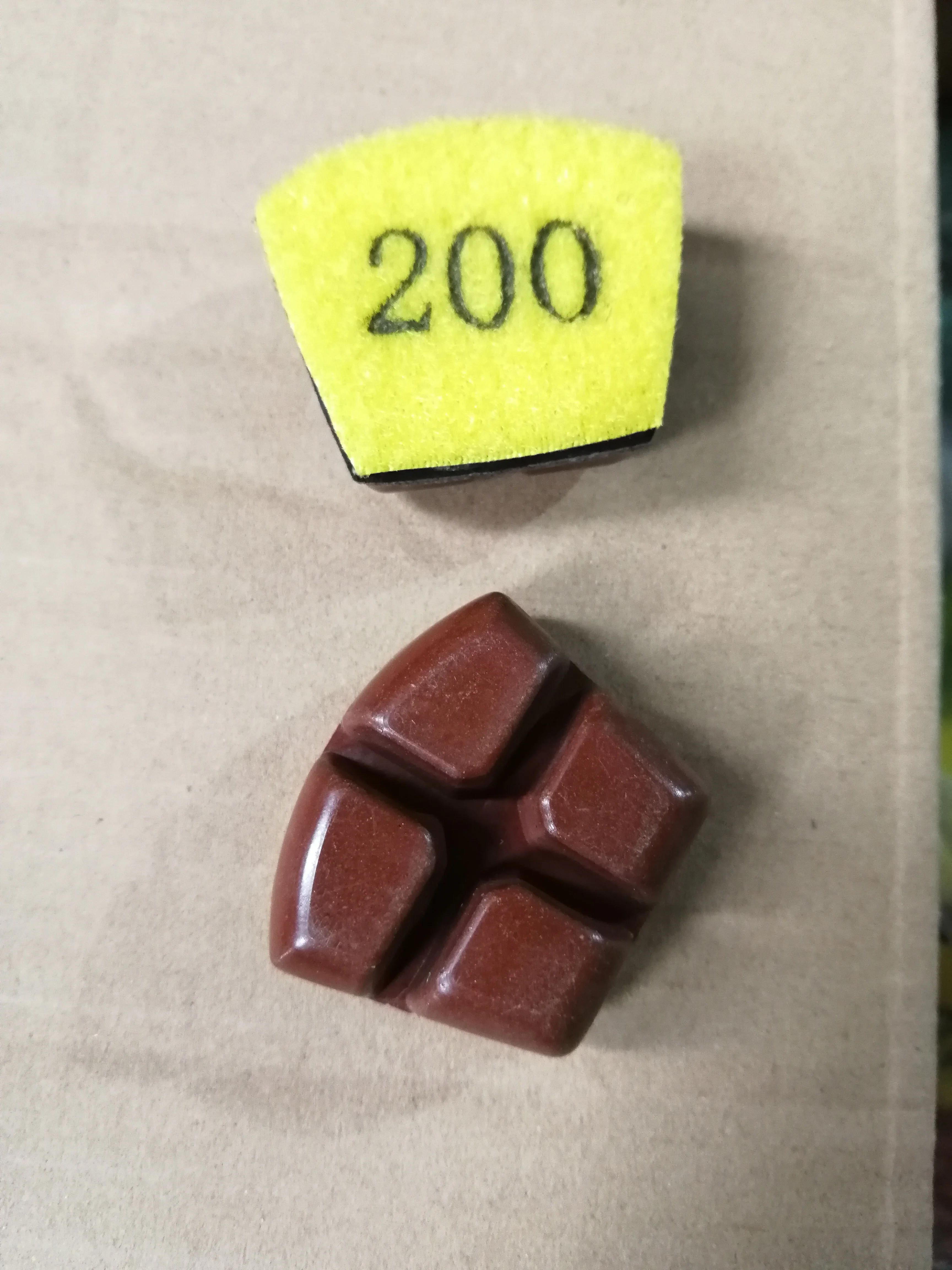 Медная гибридная колодка прокладка для алмазной полировки пола полировальные