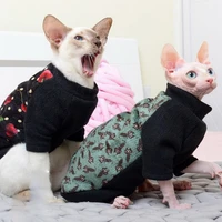 cat clothes winter warm soft cat hoodies sphynx cat costumes pullover puppy dog clothes pet dogs sweater clothing for cats