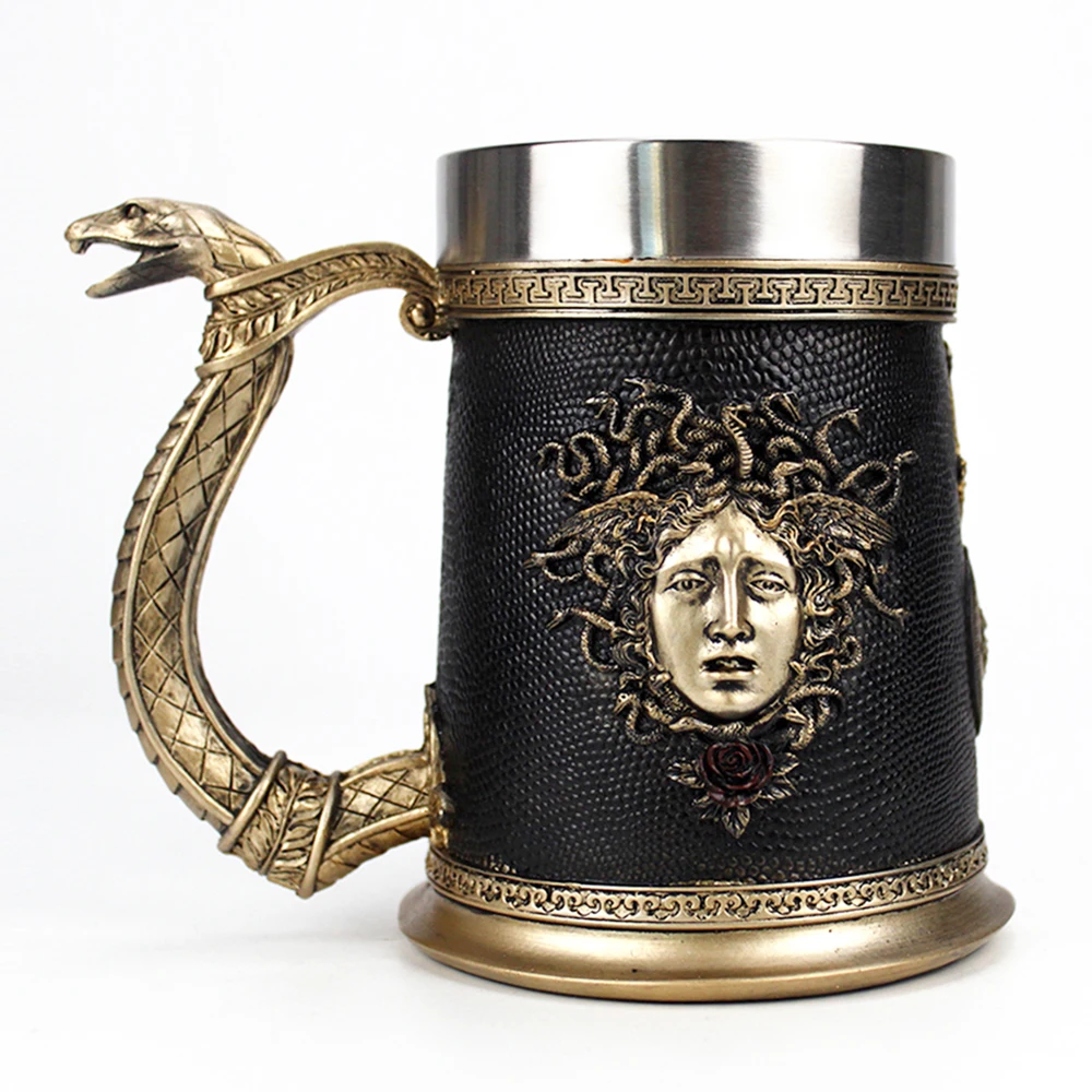 Кружка для кофе Medusa's Demise Tankard 304 из нержавеющей стали кружки пива и смолы от