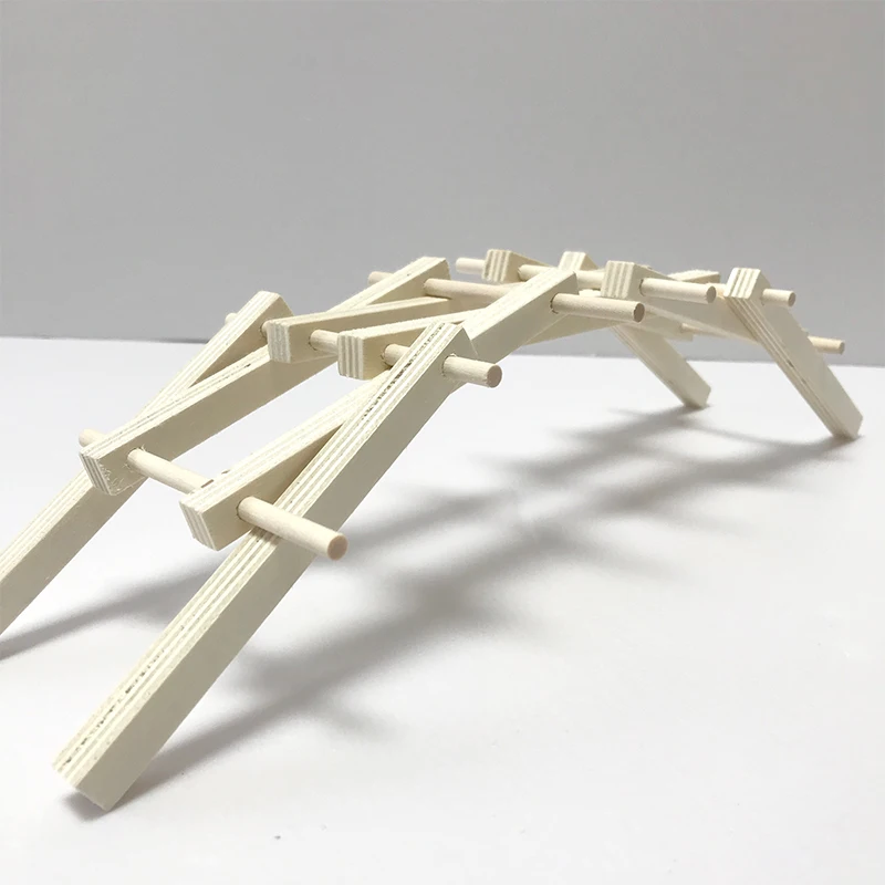 Физический эксперимент наука Детские DIY Развивающие игрушки деревянные мост